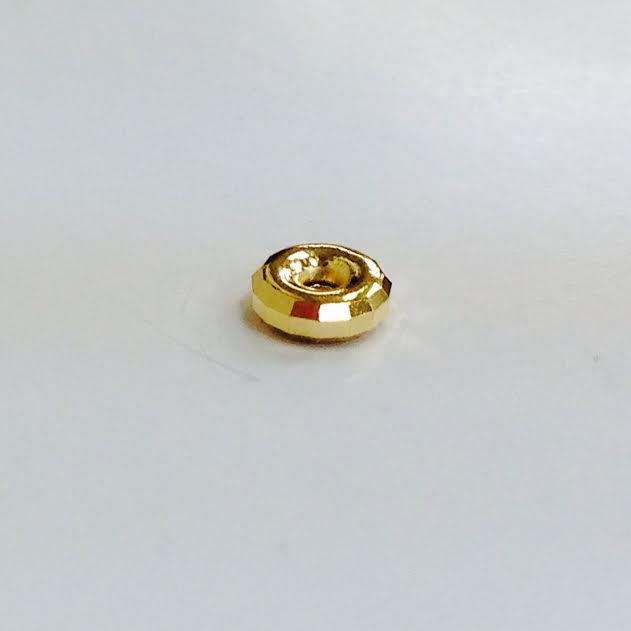 3.0mm Mirror-cut Roundel Beads