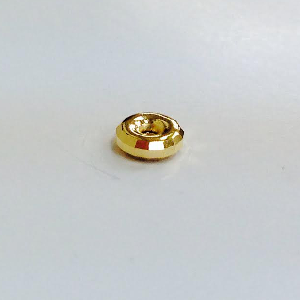 4.0mm Mirror-cut Roundel Beads