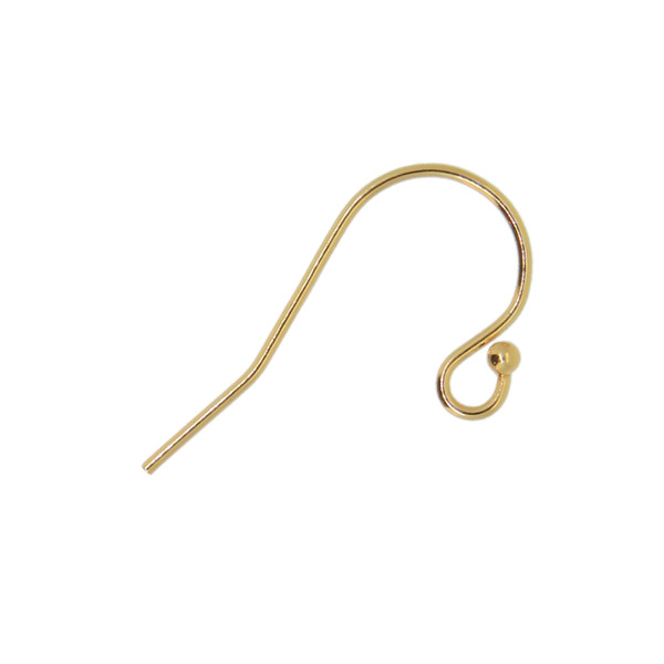 1/20 K14GF Earing Hook with bead NFGP-1