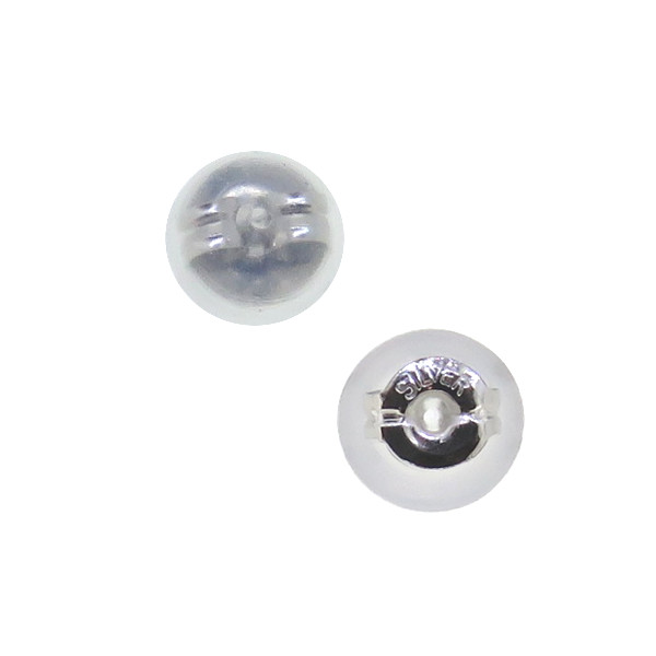 Ag Silicon Earring Back (S) for 0.75mm Post NFRP