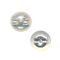 Ag Silicon Earring Back (L) for 0.95mm Post NFRP